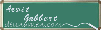 Arwit Gabbert Visitenkarte